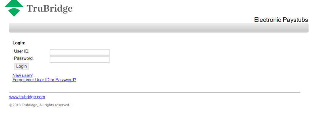 Trubridge Paystub Online